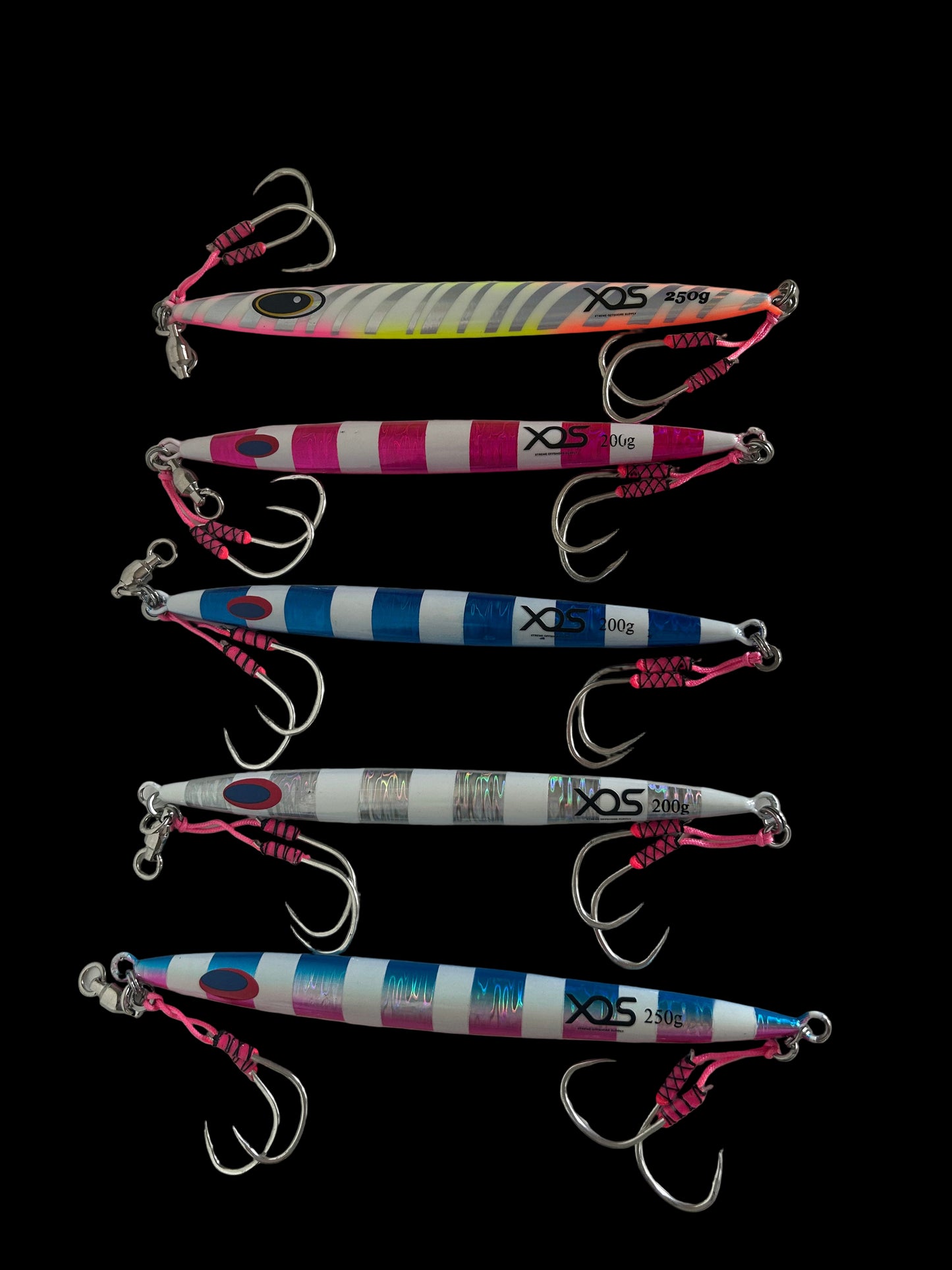 XOS Striped Jigs