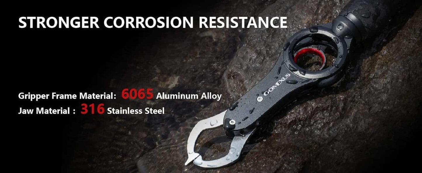 Gomexus Aluminum Fish Gripper with Scale