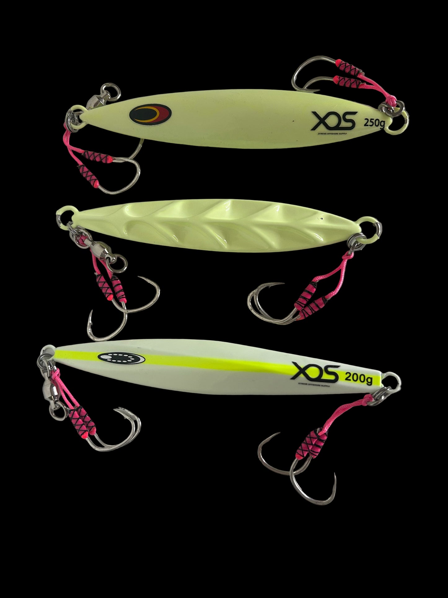 XOS Yellow Glow Jigs